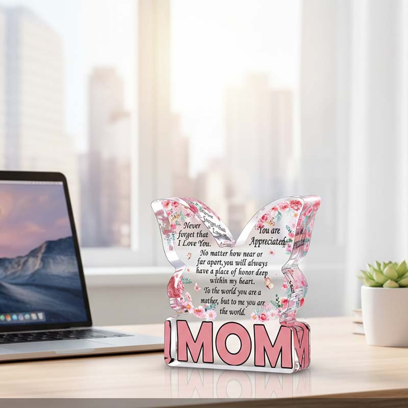 Mother's Day Acrylic Butterfly Desktop Crafts Ornament