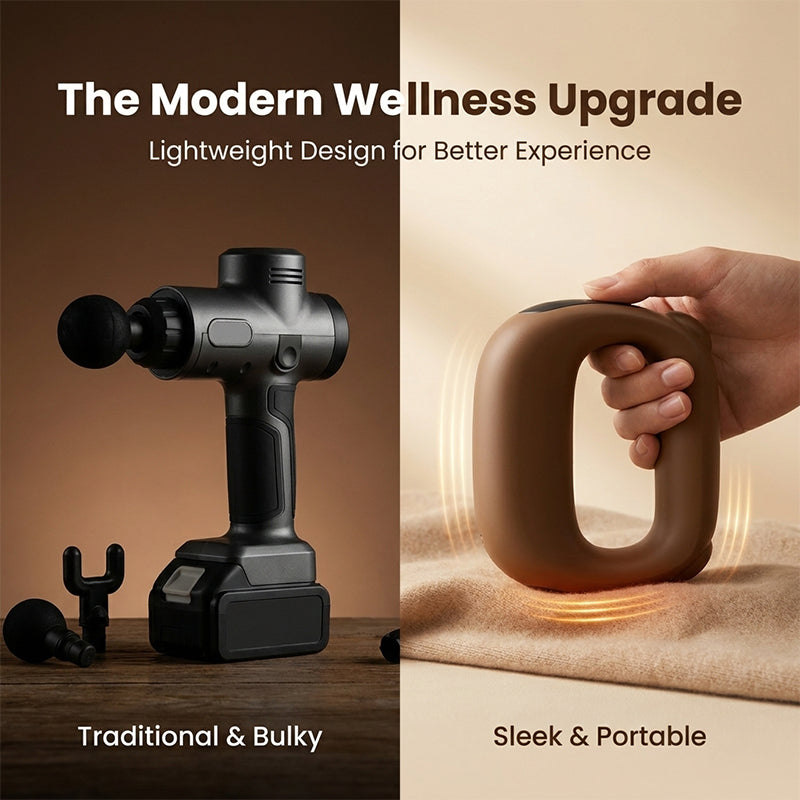 Heating Vibration Muscle Relaxation Ring Massager