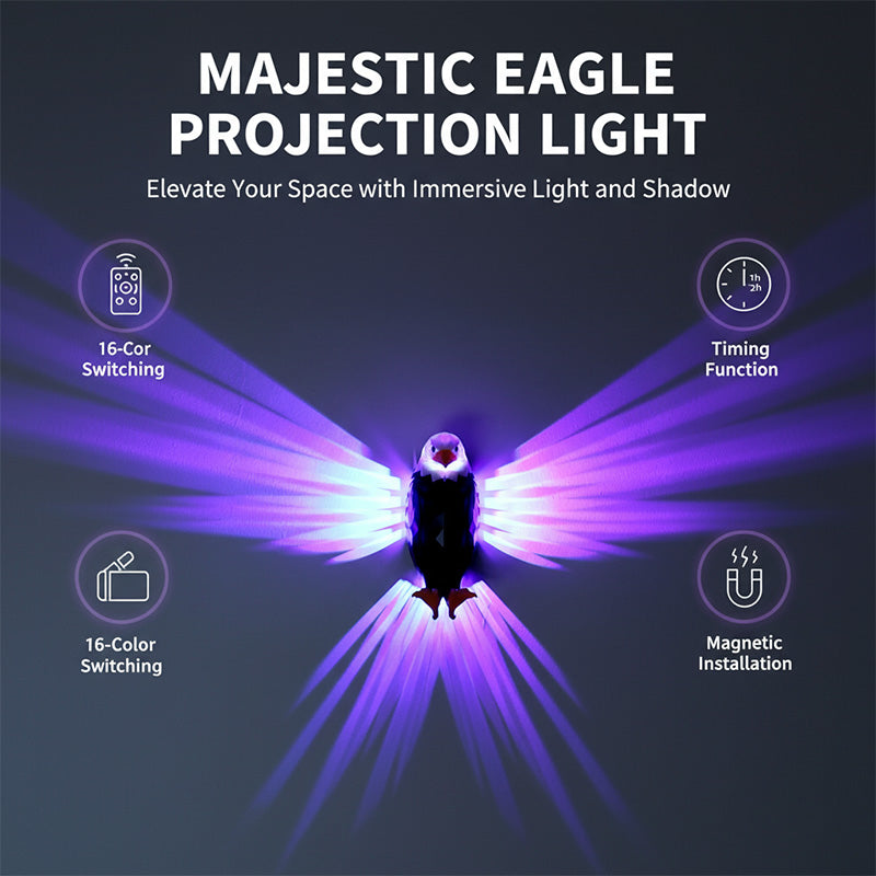 Eagle Magnetic Projection Night Light
