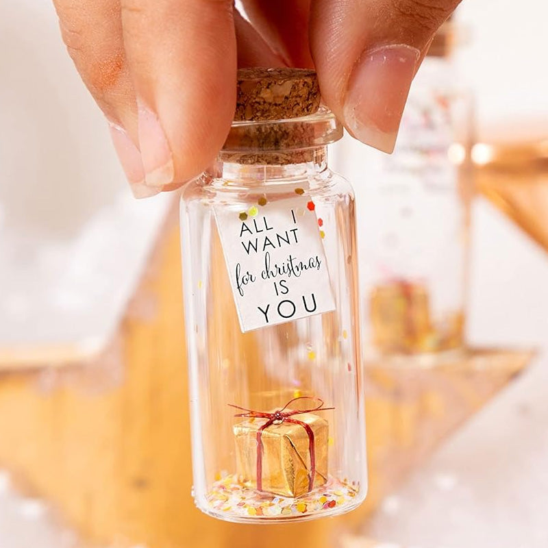 Christmas Card in a Bottle