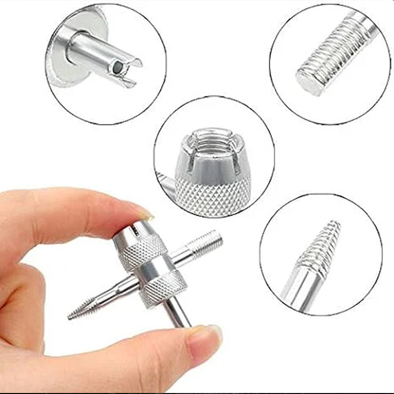 Four-In-One Hardware Tool Car Tire Valve Repair Tool(5 PCS)