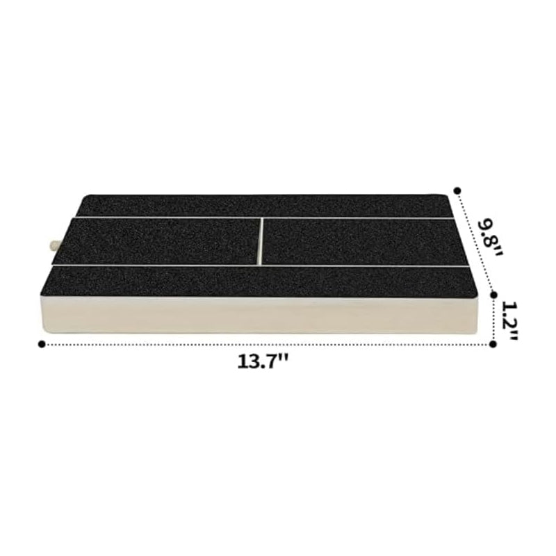 Dog Scratch Wooden Pad for Nails with Treat Drawer