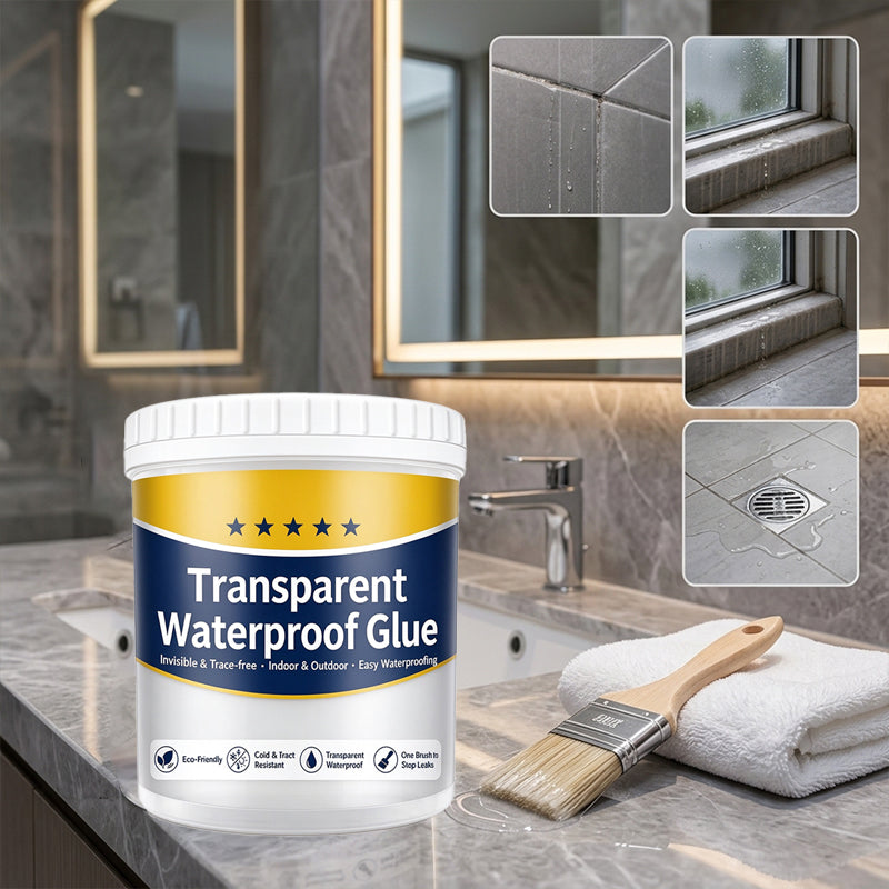 Transparent Waterproof Repair Sealant with Brush