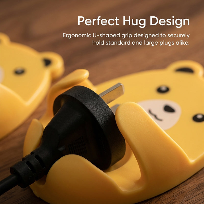Strong Adhesive Wall Plug & Cord Organizer