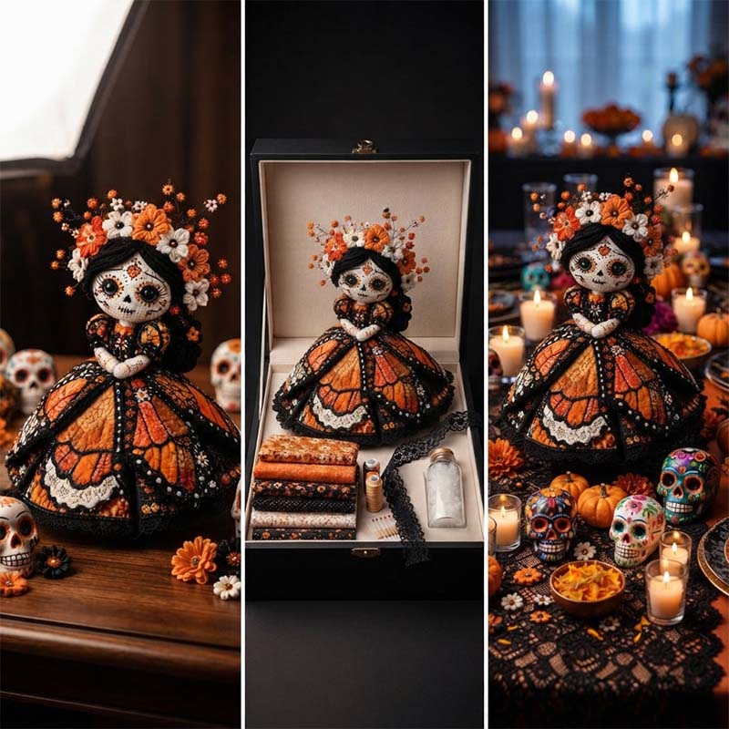 Halloween Patchwork Doll DIY Kit