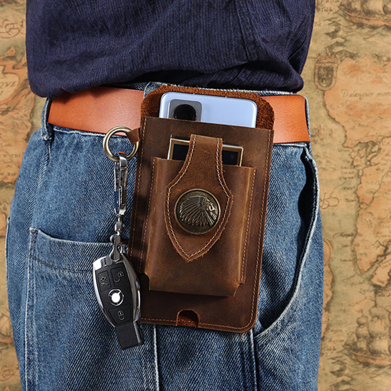 Multifunctional Leather Waist Bag