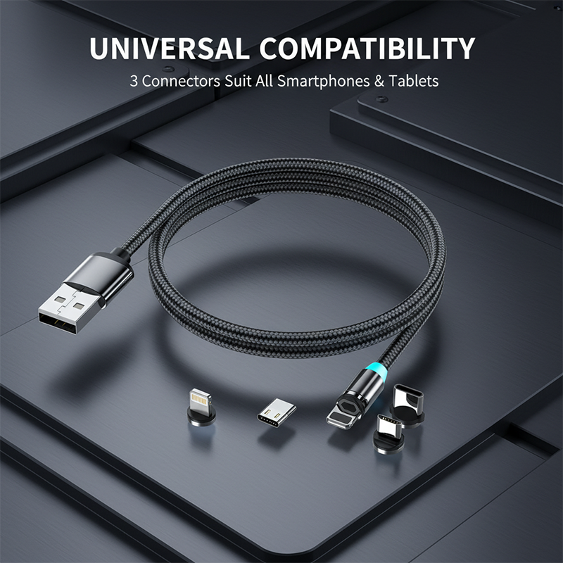 3-in-1 Magnetic Fast Charging Cable