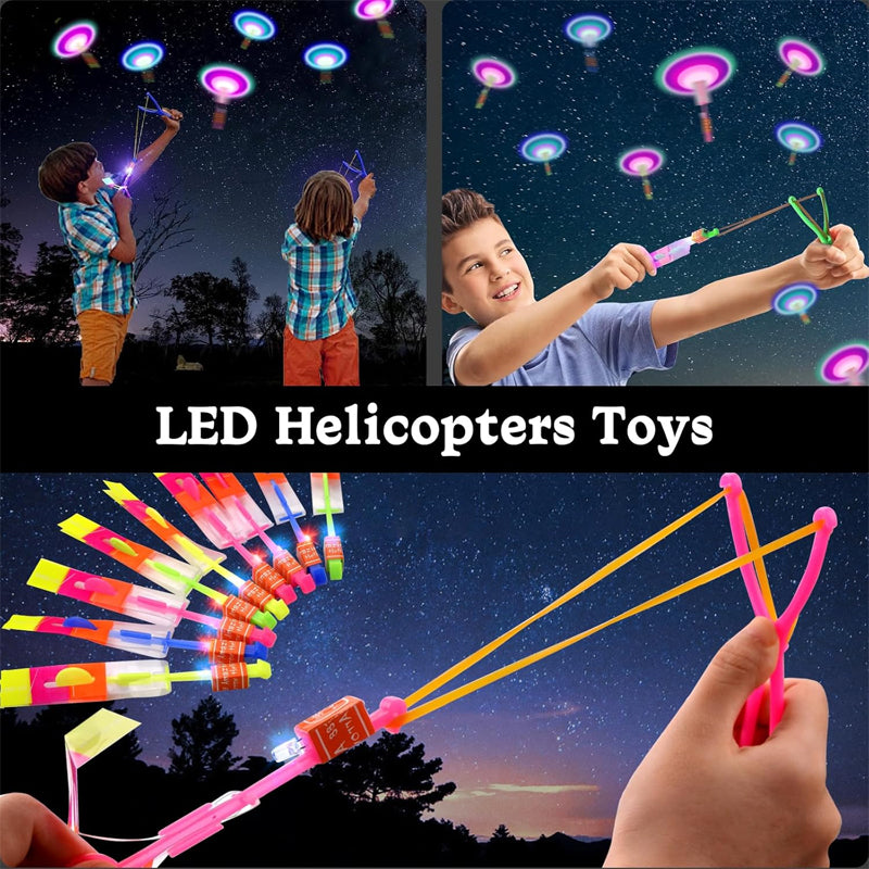Illuminated Slingshot Flying Arrow