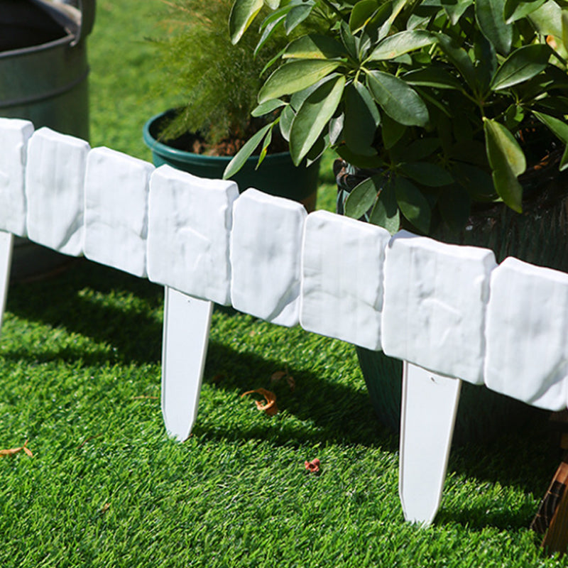 Stone Look No-Dig Garden Edging Fence