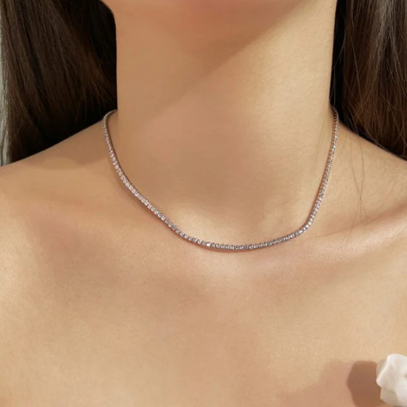 Diamond Clavicle Necklace