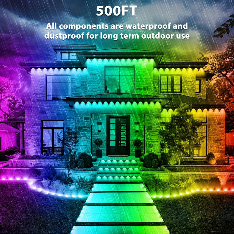 Connectable Outdoor Waterproof Eave Lights