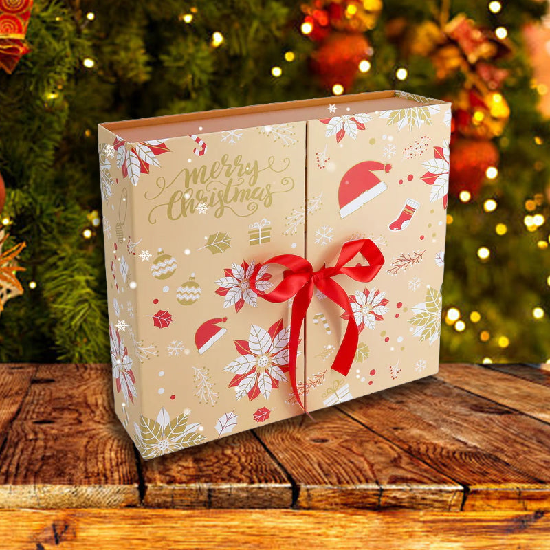 Christmas Advent Calendar Box - Yellow