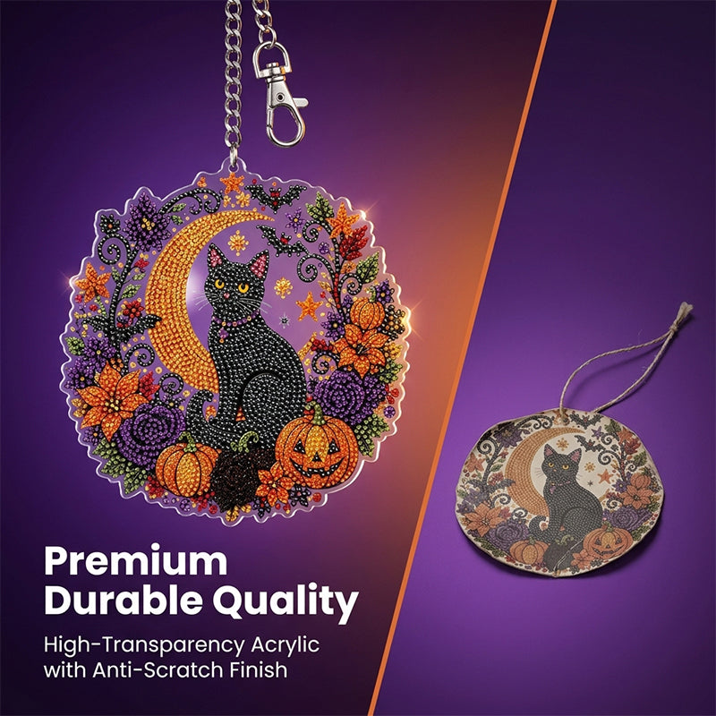 Halloween Diamond Painting Hanging Ornament Kit