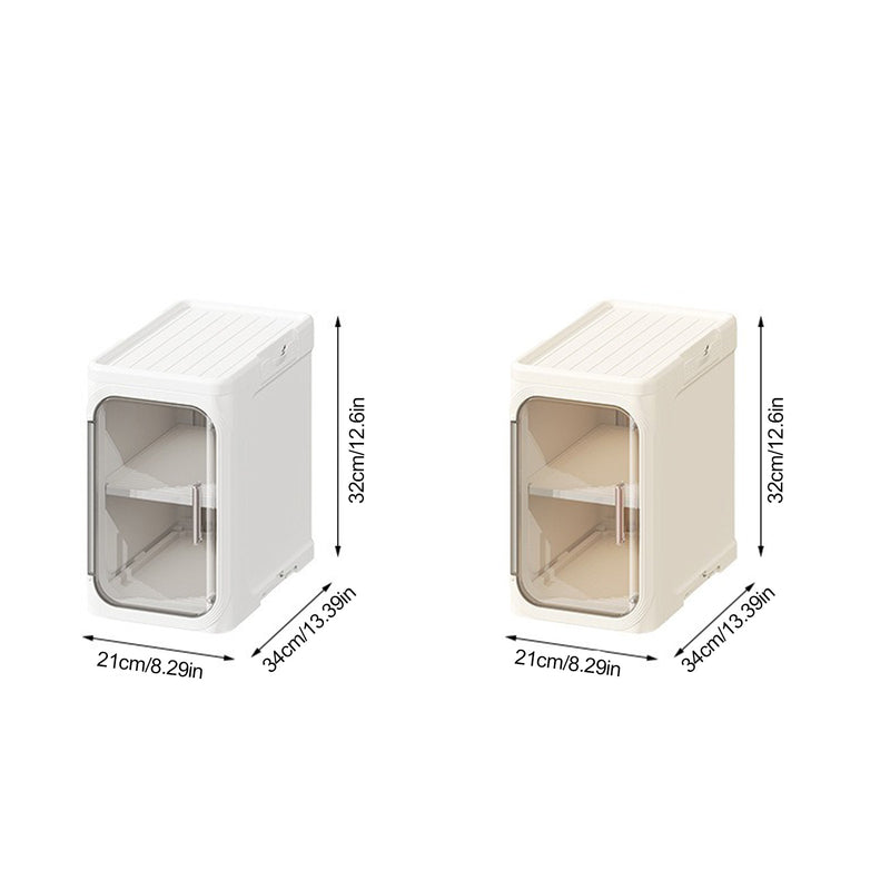 Multi-Tier Narrow Storage Cabinet