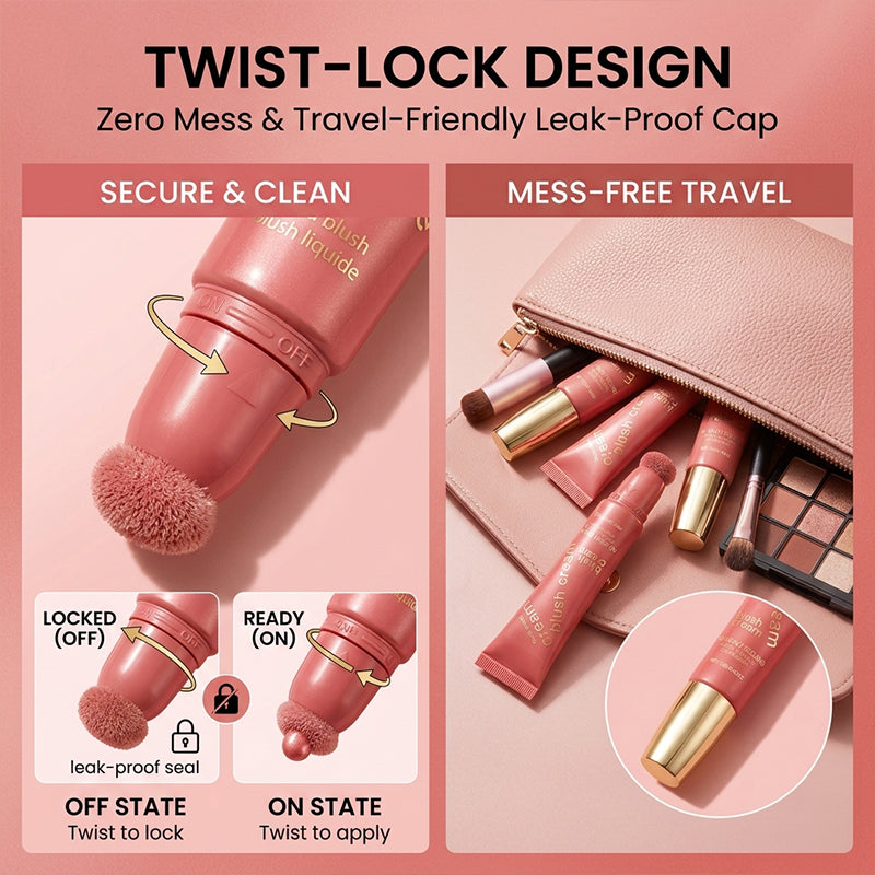 Glow blush tape