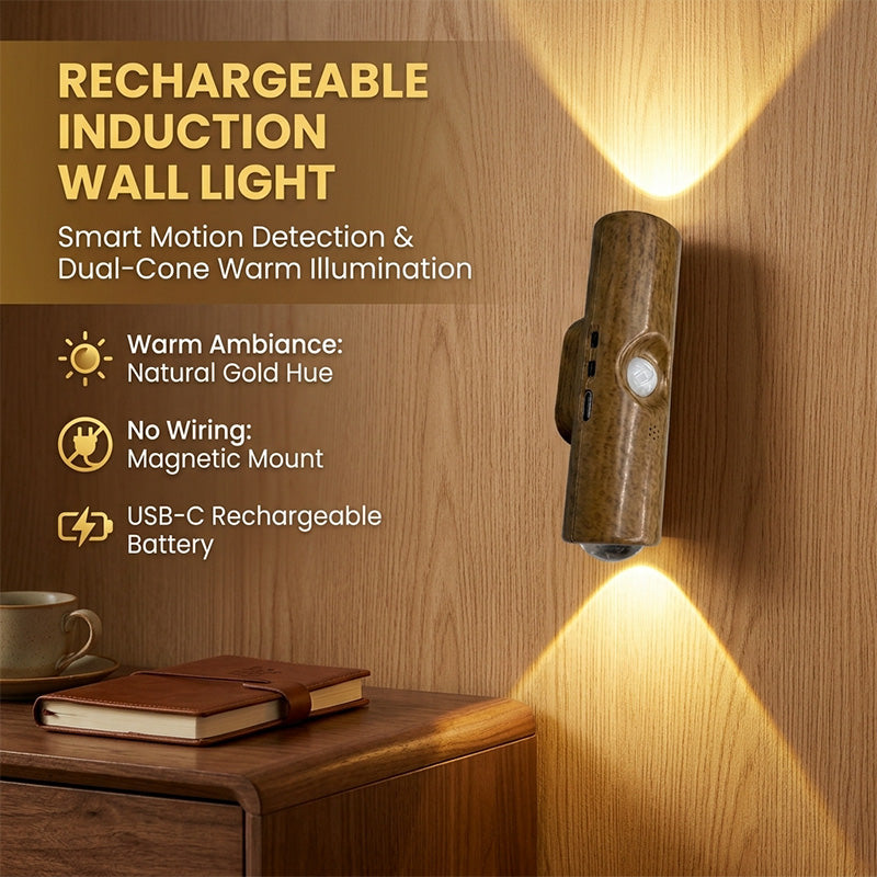 Dual-Head Cat's Eye Sensor Wall Light