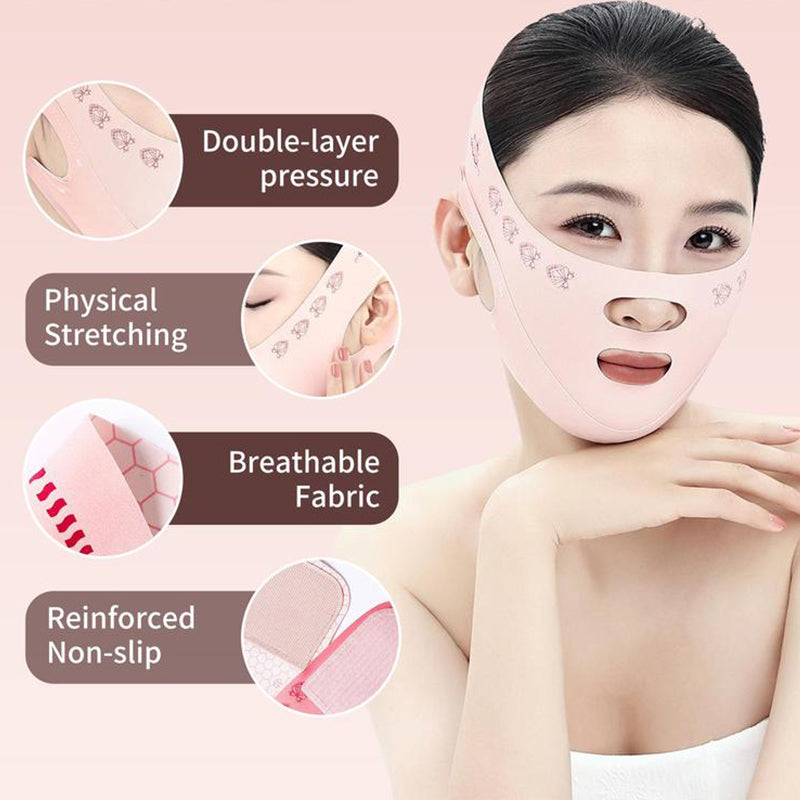 Lifting and firming face slimming bandage