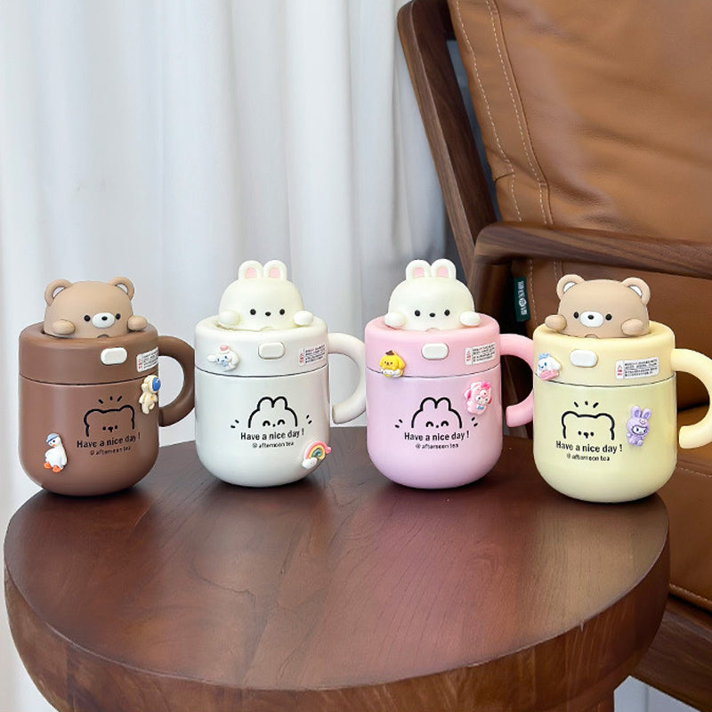 Bear Doll Insulated Water Cup
