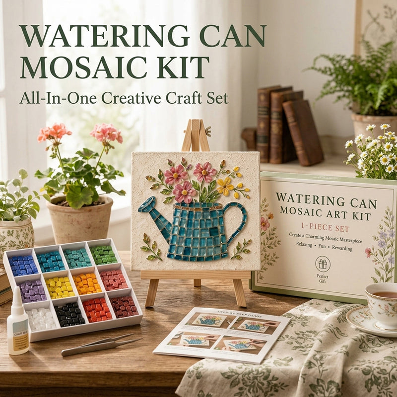 Watering Can Mosaic Art Kit