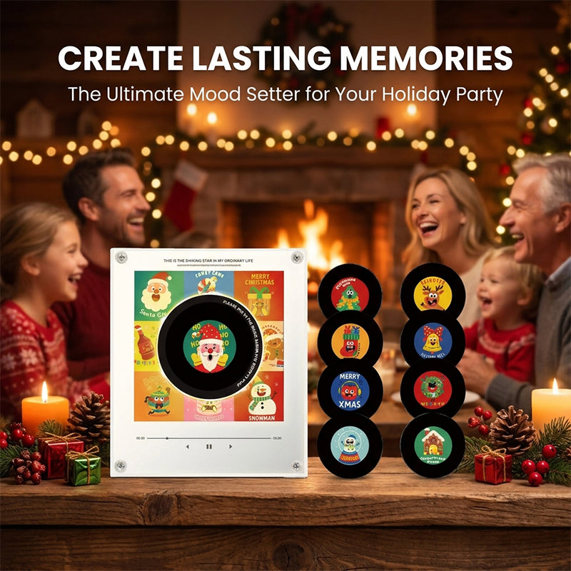 NFC-enabled music refrigerator magnet