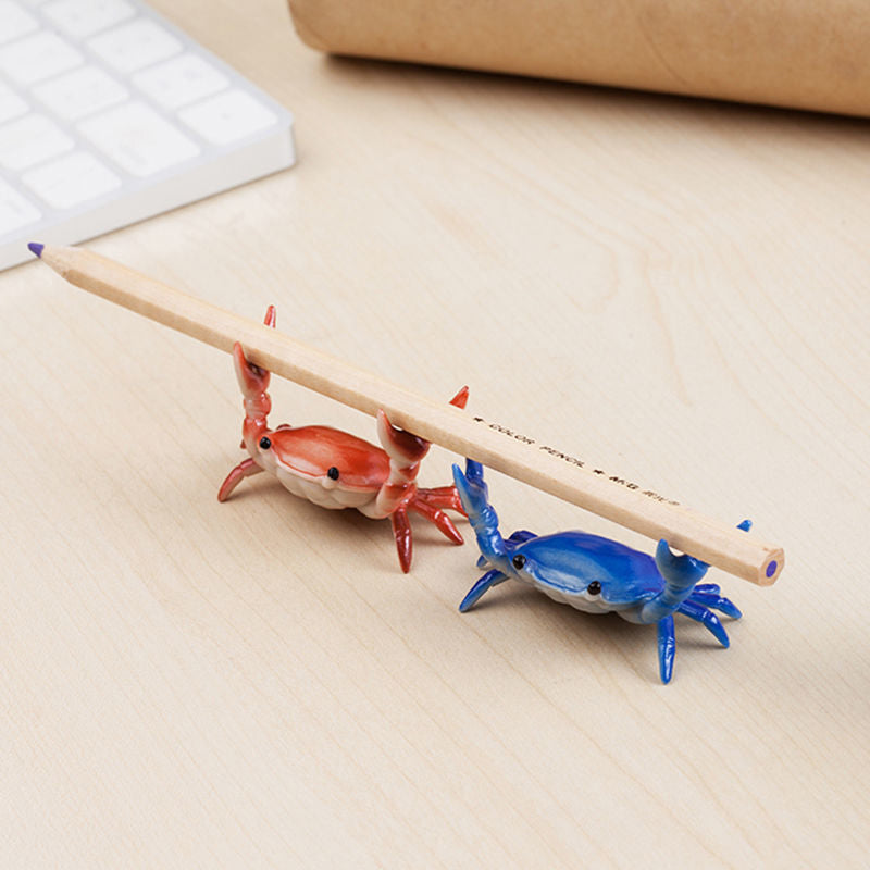 Weight Lifting Small Crab Pen & Glasses Holder