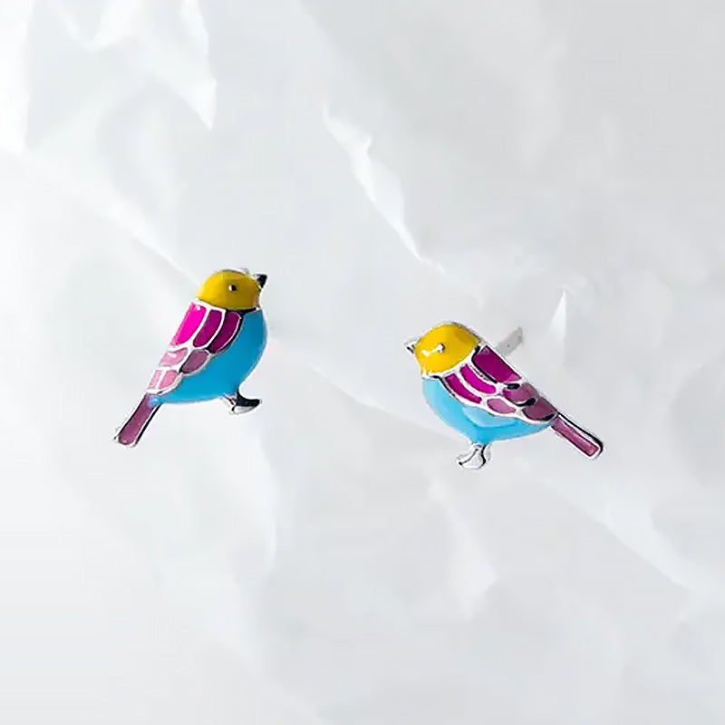 Tiny Bird Earrings