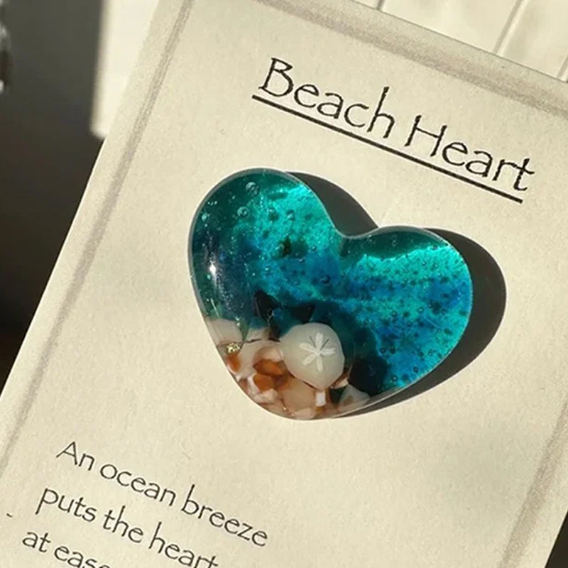 Glass Beach Pocket Heart