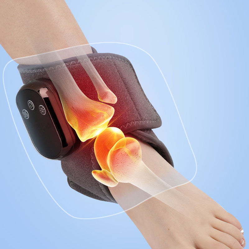 Three-stage vibration heat therapy massager for hands and feet