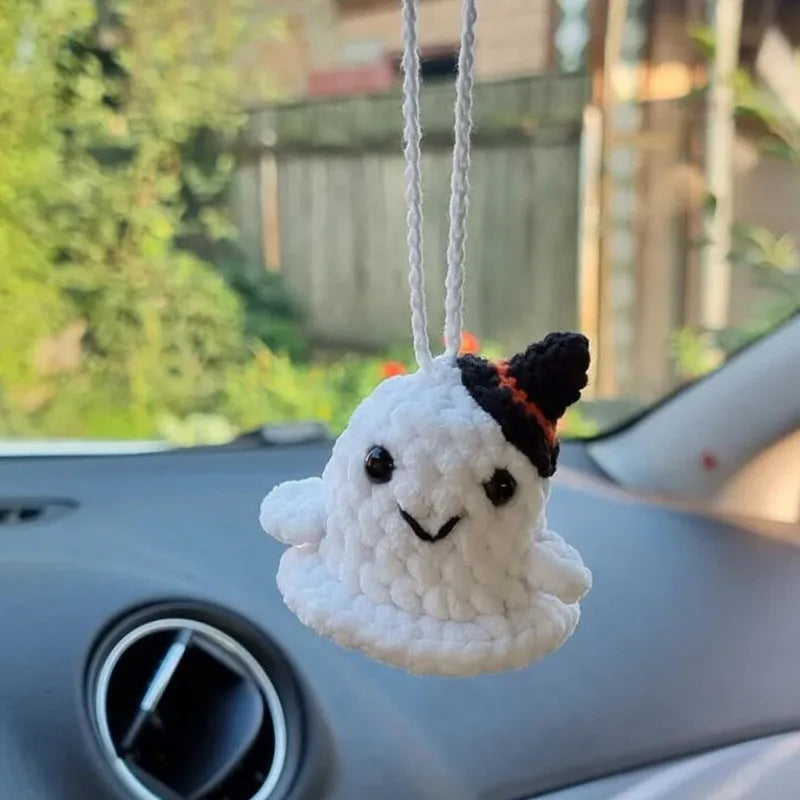 Ghost Knitted Wool Pendant