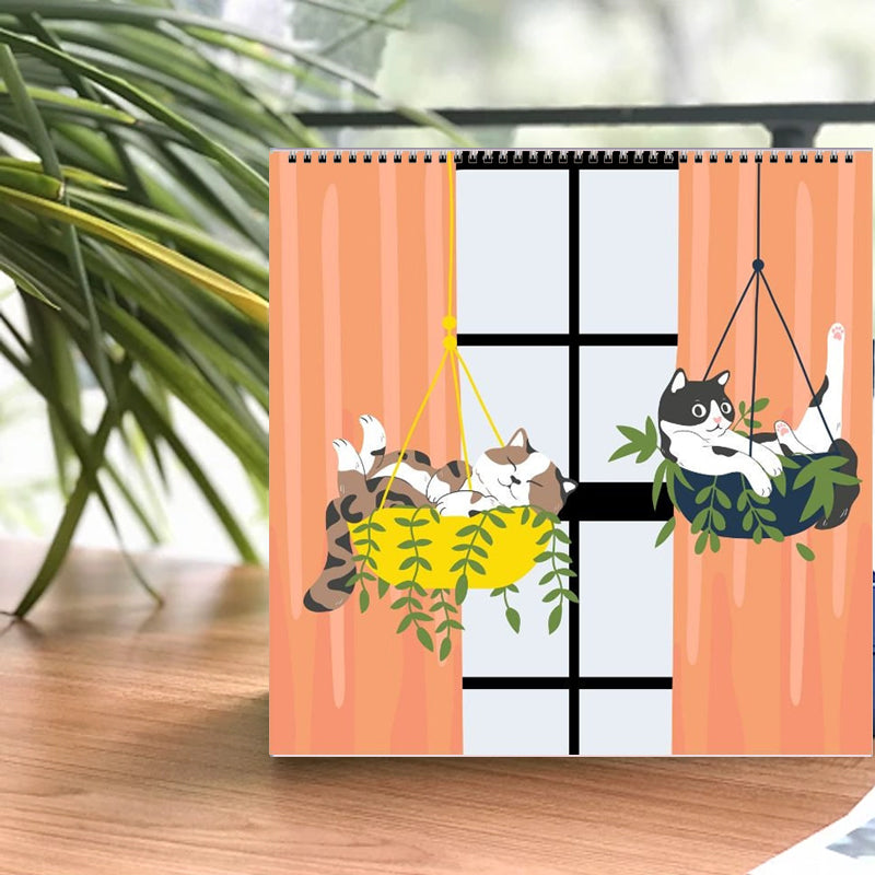 Oh My Cat Mischievous Cats 2025 Wall Calendar