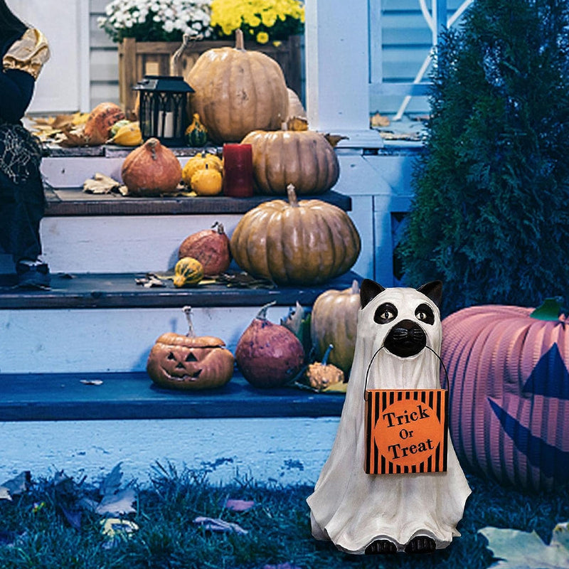 Halloween Pumpkin Ghost  Cat Candy Bowl Holder
