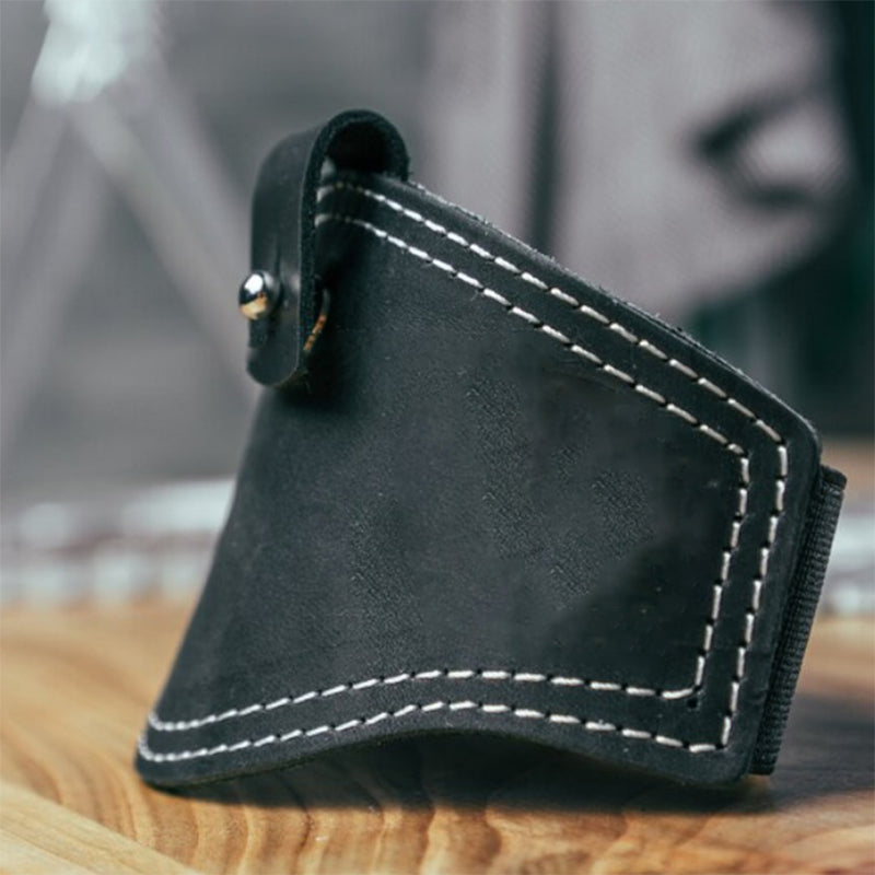 Great Motorcycle Shoe Protector-Leather Motorcycle shifter boot protector