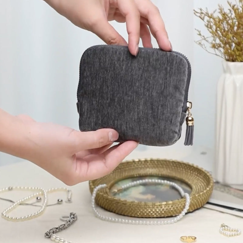 Mini Jewelry Organizer Pouch