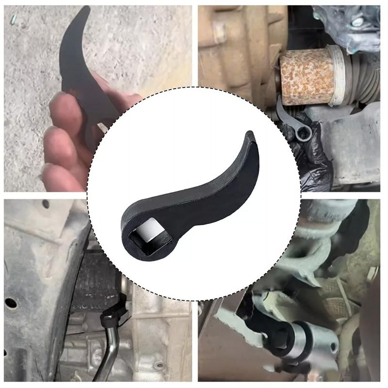 Crescent-Shaped Half Shaft Wrench