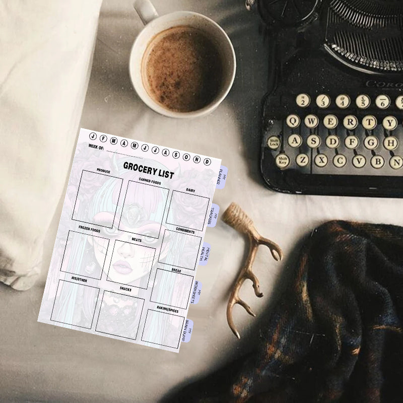 Pastel Goth ADHD Planner