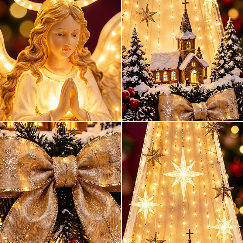 Lighted Star Wall Decor Christmas Decoration