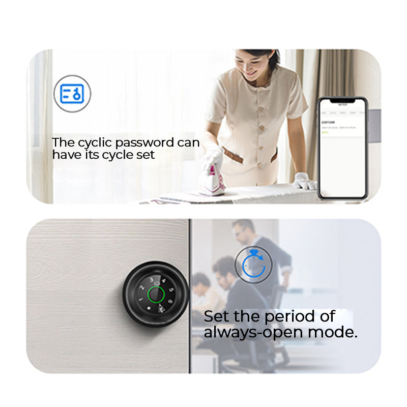 Semiconductor fingerprint lock