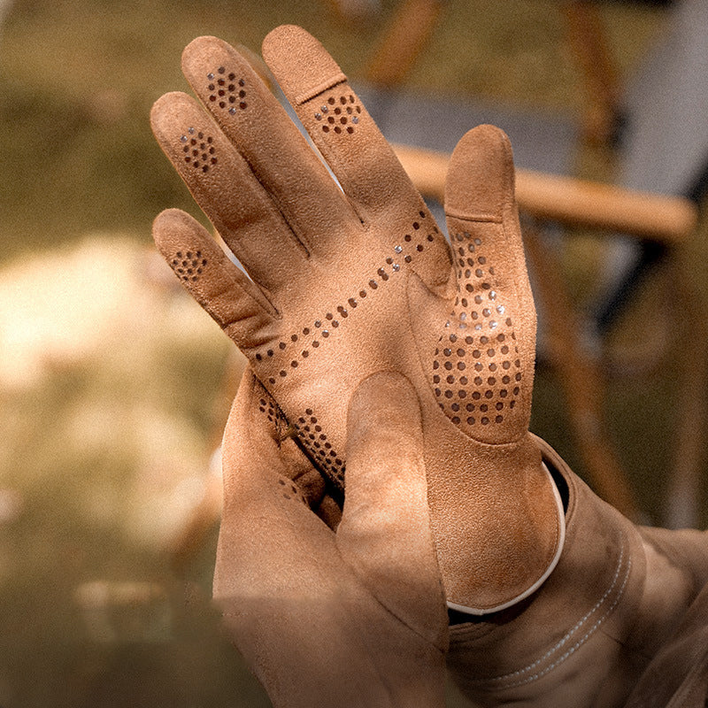 Cold-proof Suede Gloves