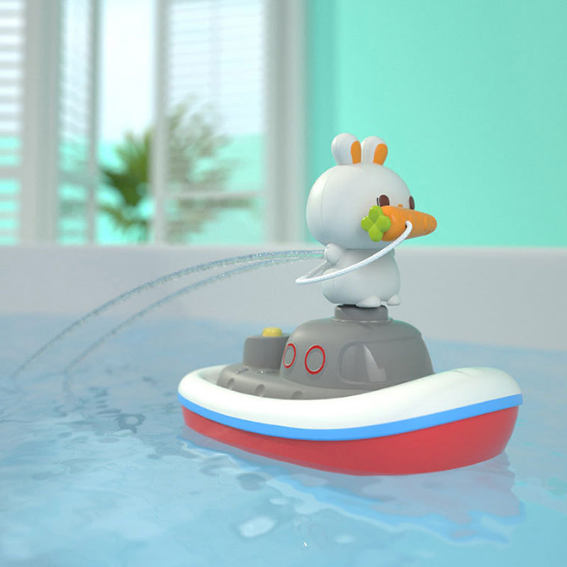 Kids Bathroom Animal Jet Boat Toys