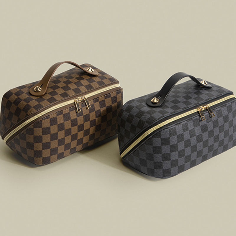 Vintage Check Cosmetic Bag