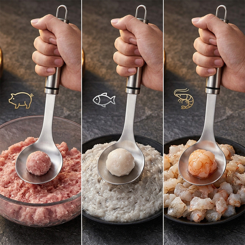 304 stainless steel meatball spoon