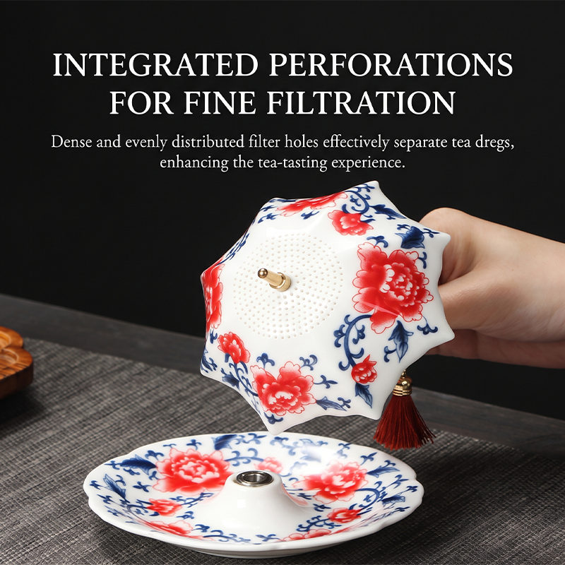 Celadon Umbrella-Shaped Tea Infuser