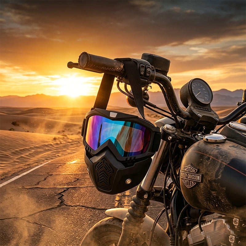 Harley retro face mask