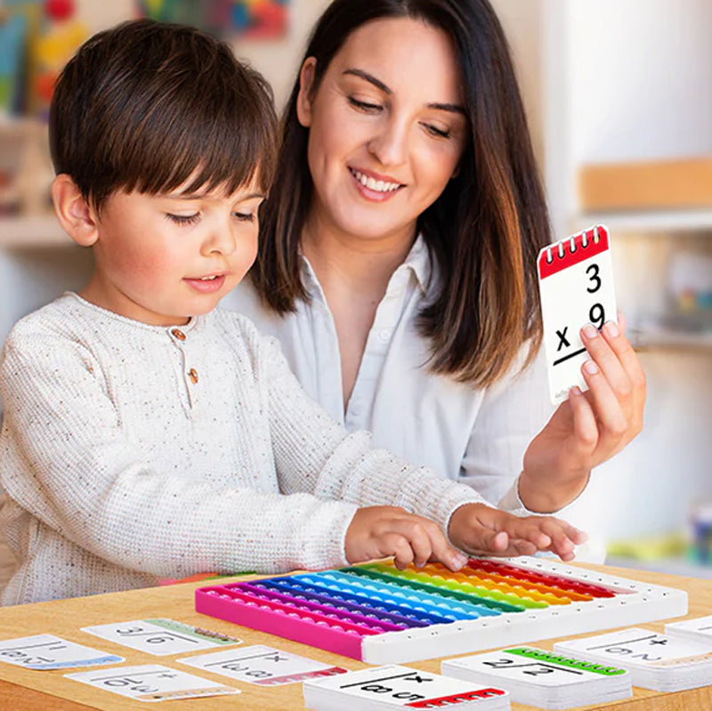 Math Flash Cards and Pop Fidget Chart