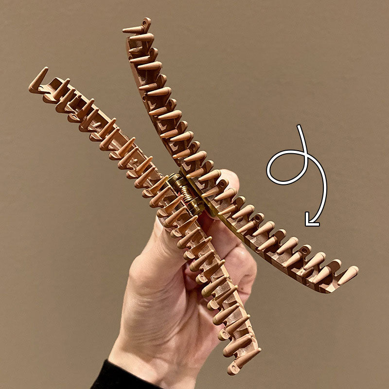 Elegant Frosted Gripper Hair Clips for Women
