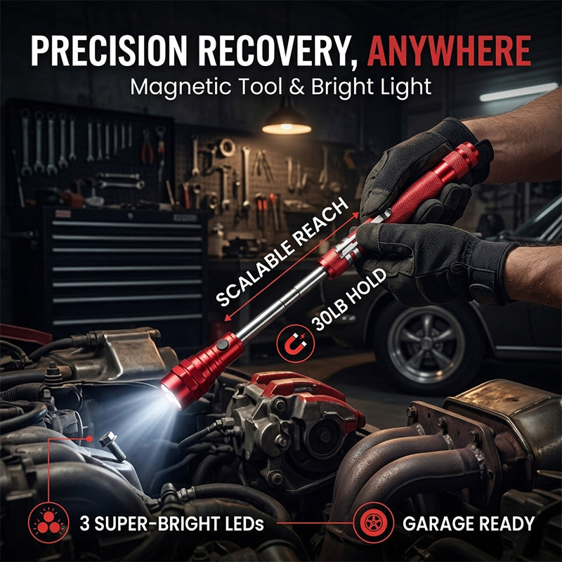 Outdoor Flexible-Neck Work Flashlight