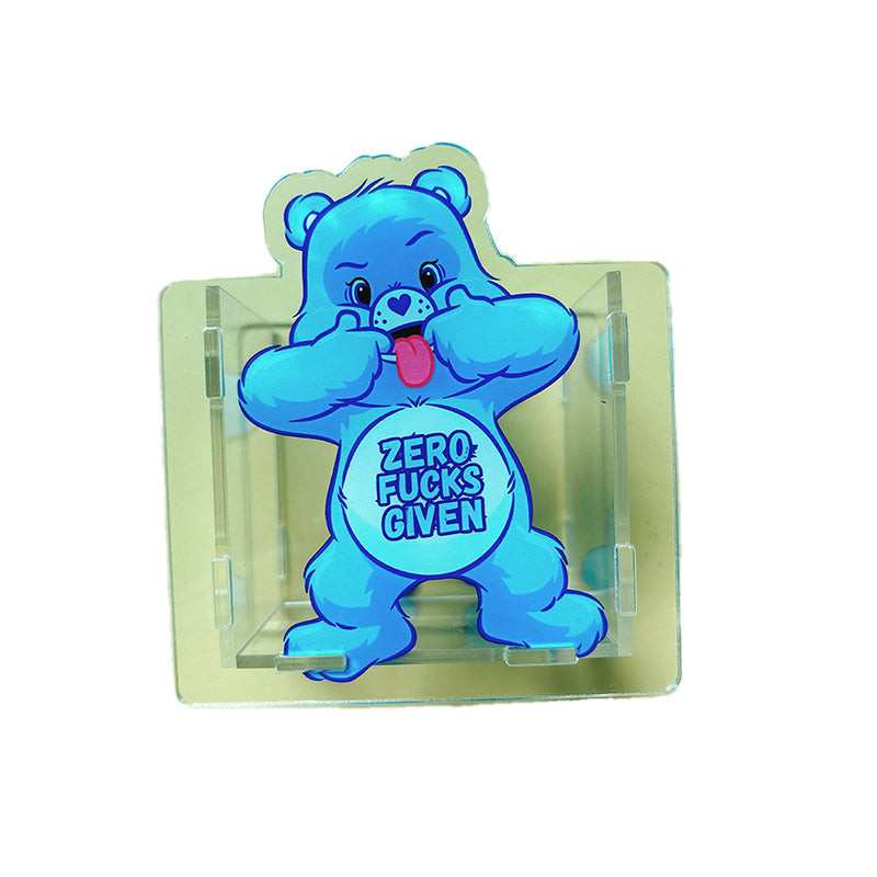 Dirty Words Rainbow Bear Acrylic Pen Holder