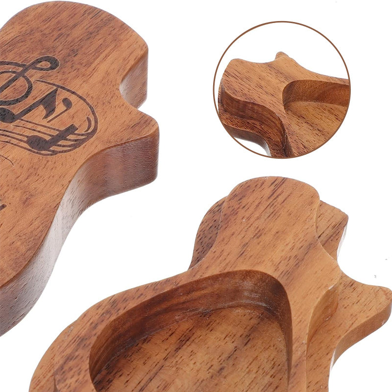 Guitar Wooden Pick Case