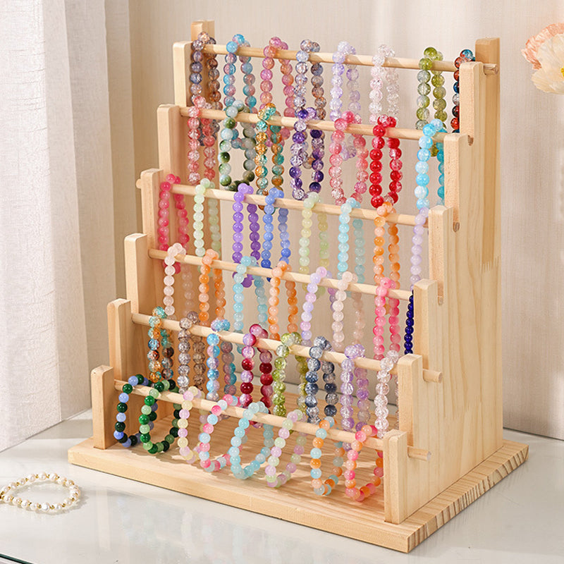 Wood Jewelry Display Stand