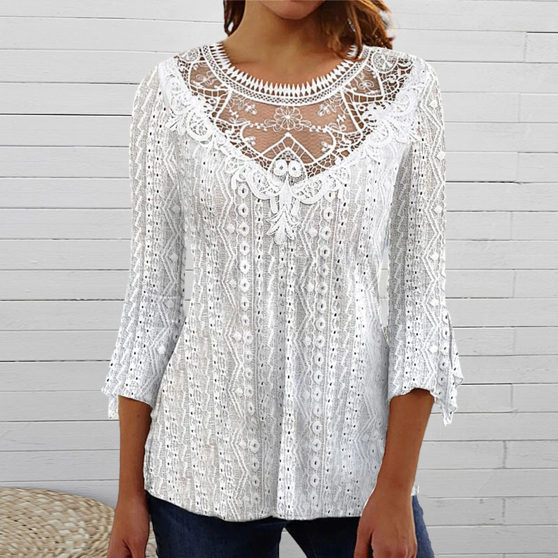 Women's Lace Casual Vintage Fashion Top